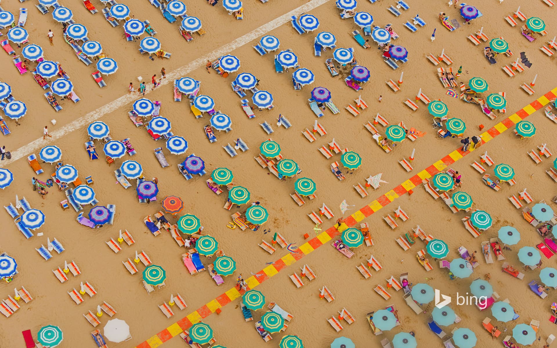 Bing Wallpaper: Seaside resort on the Adriatic coast of Italy’s Emilia-Romagna region