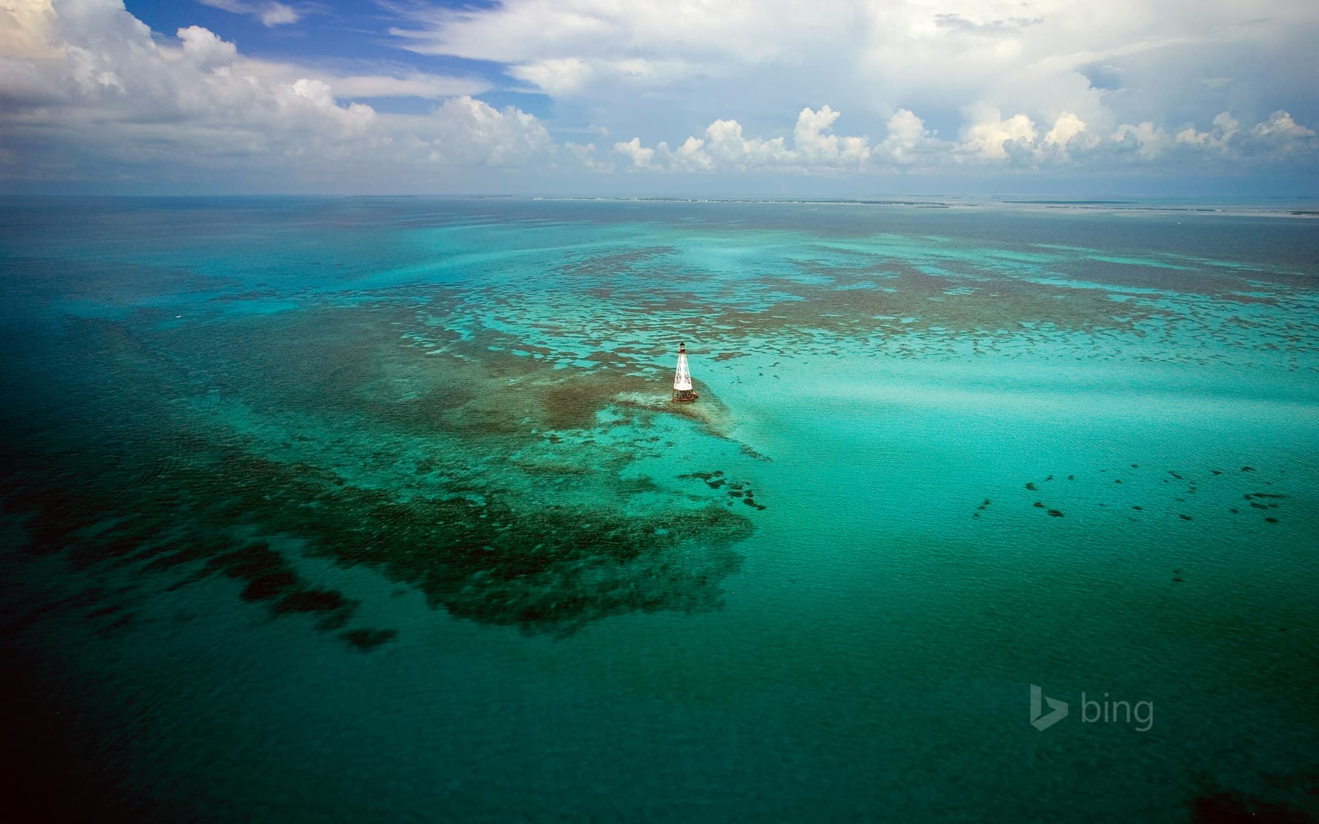 Bing Wallpaper: Alligator Reef Light in the Florida Keys