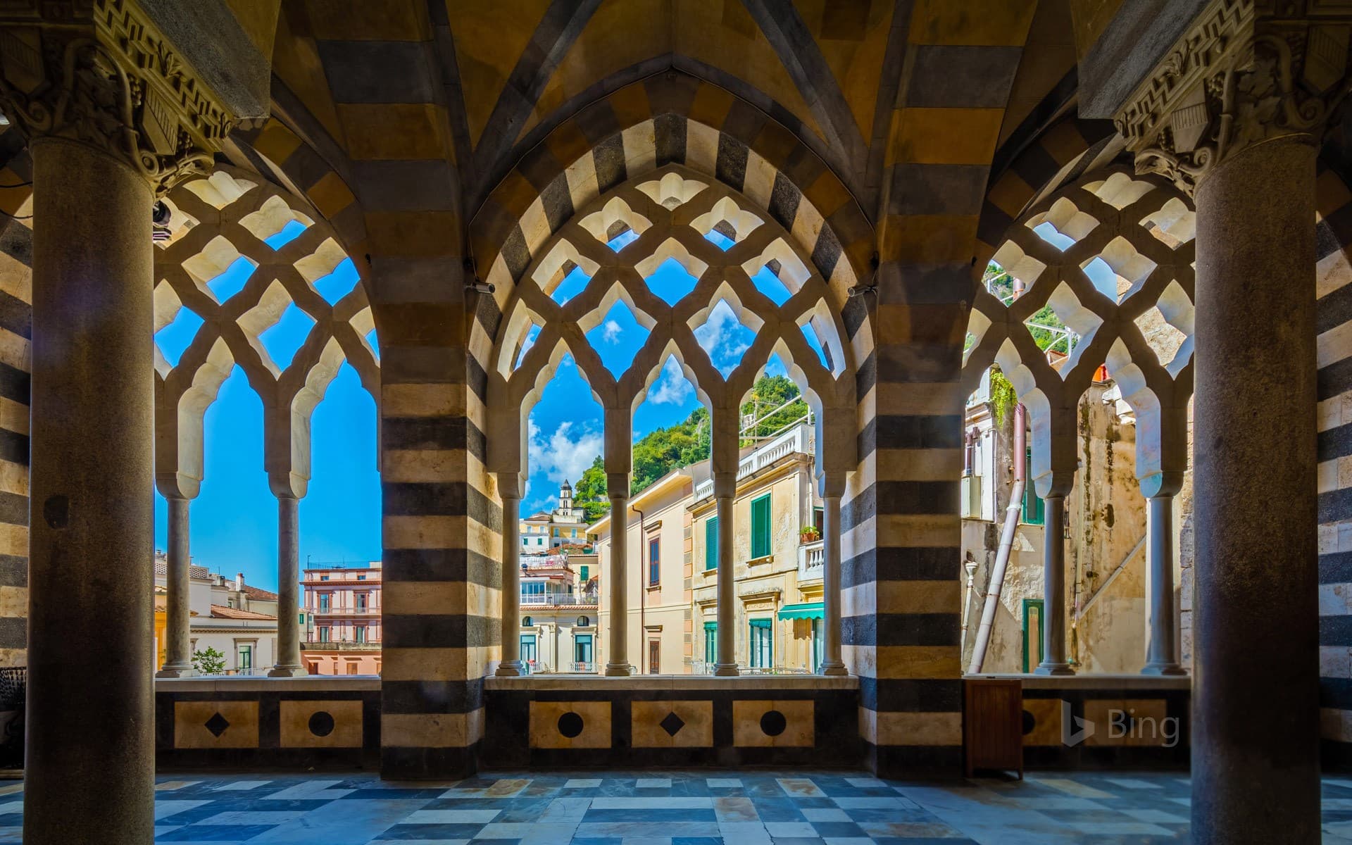 Bing Wallpaper: Amalfi Cathedral in Amalfi, Italy