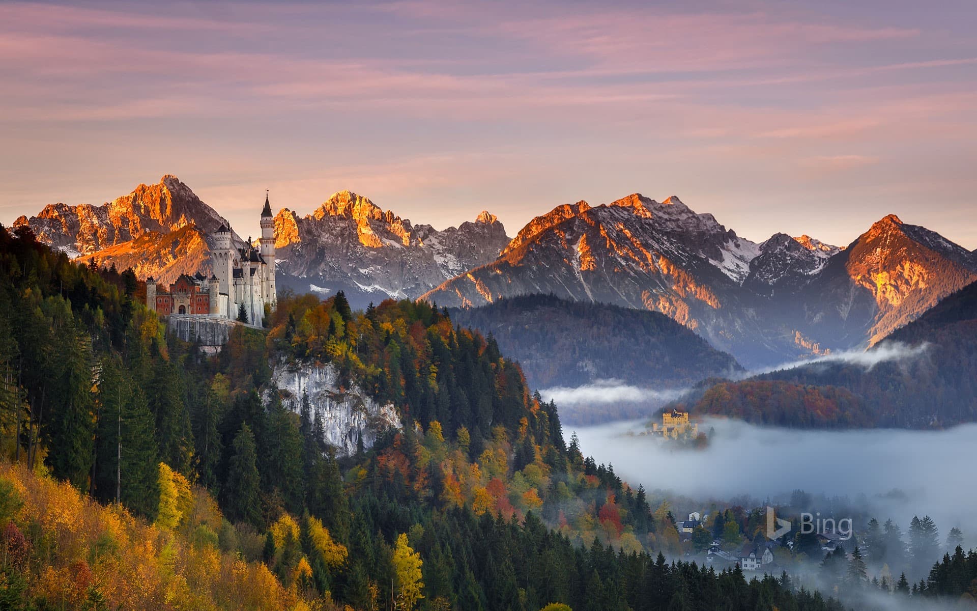 Bing Wallpaper: Neuschwanstein Castle in southern Bavaria, Germany