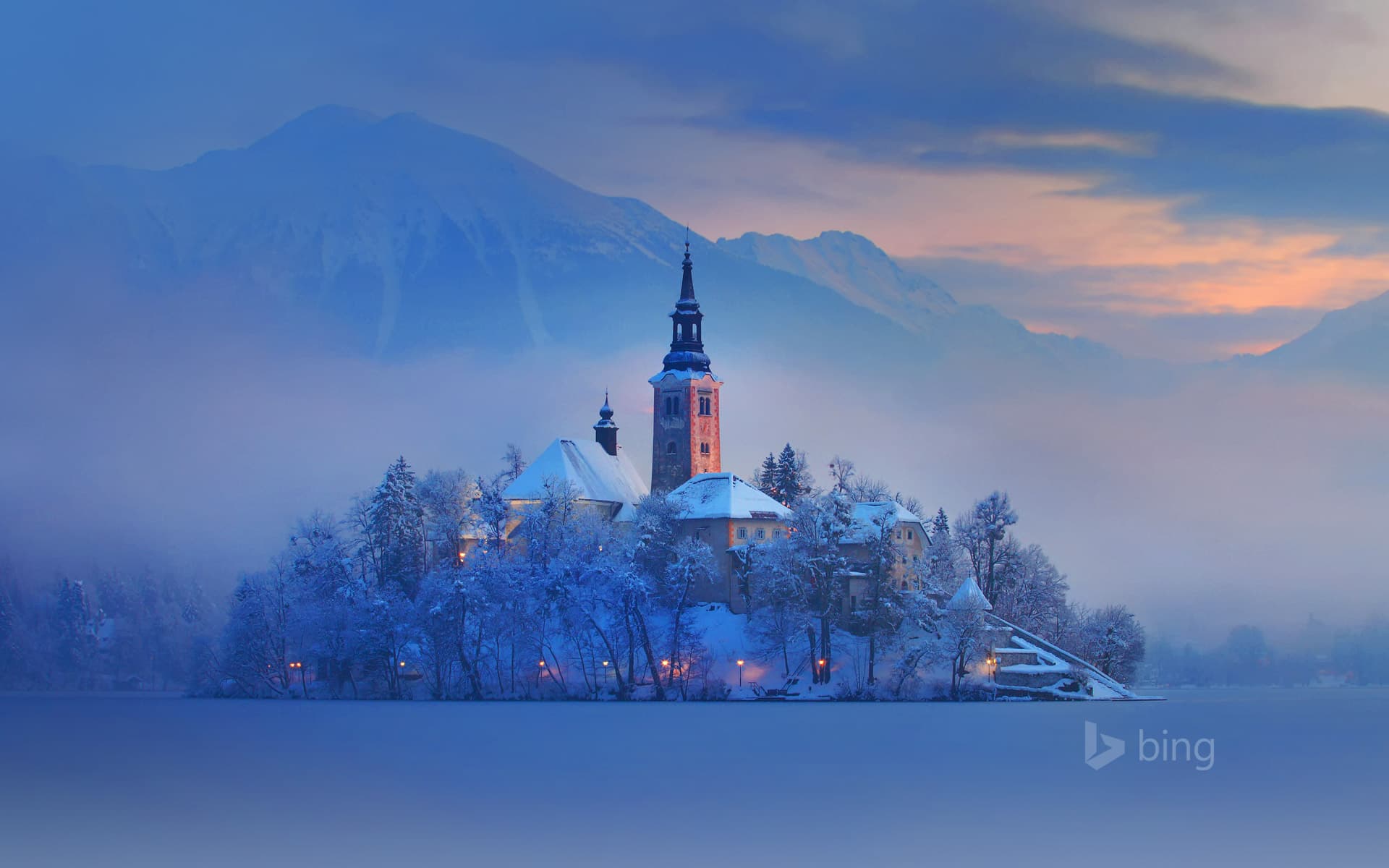Bing Wallpaper: Lake Bled, Slovenia
