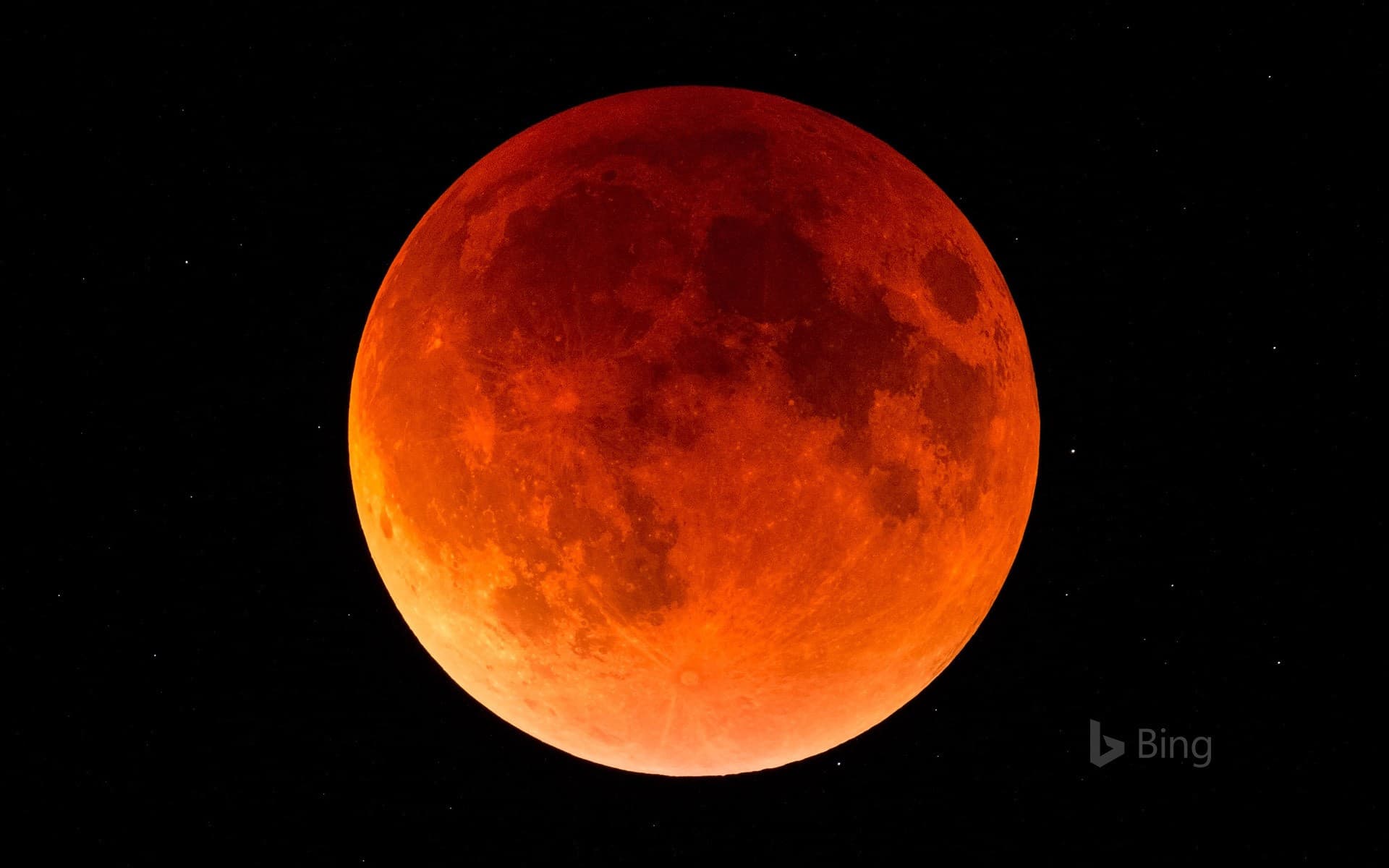 Bing Wallpaper: Eclipse of the Moon