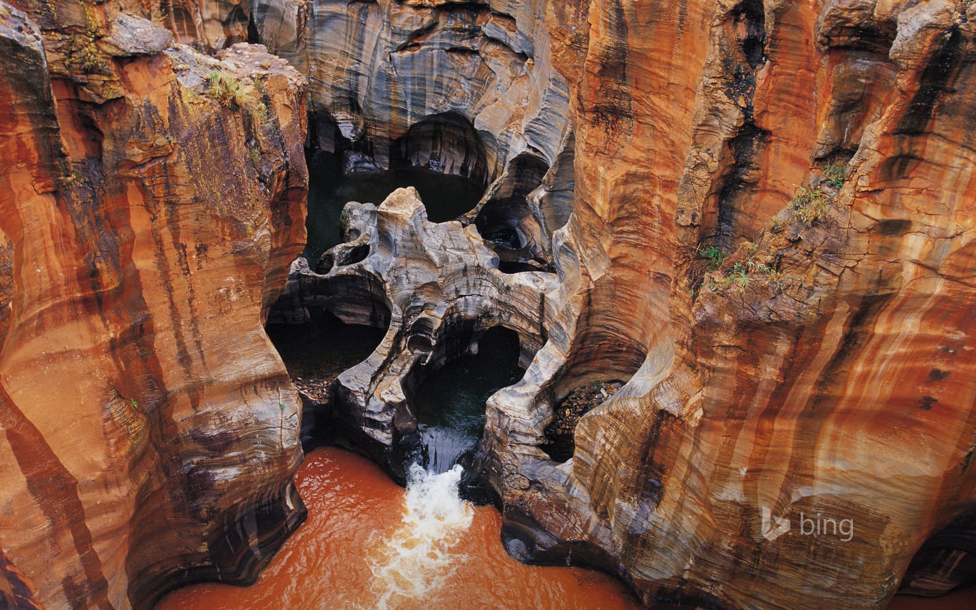 Bing Wallpaper: Bourke’s Luck Potholes in Blyde River Canyon, South Africa