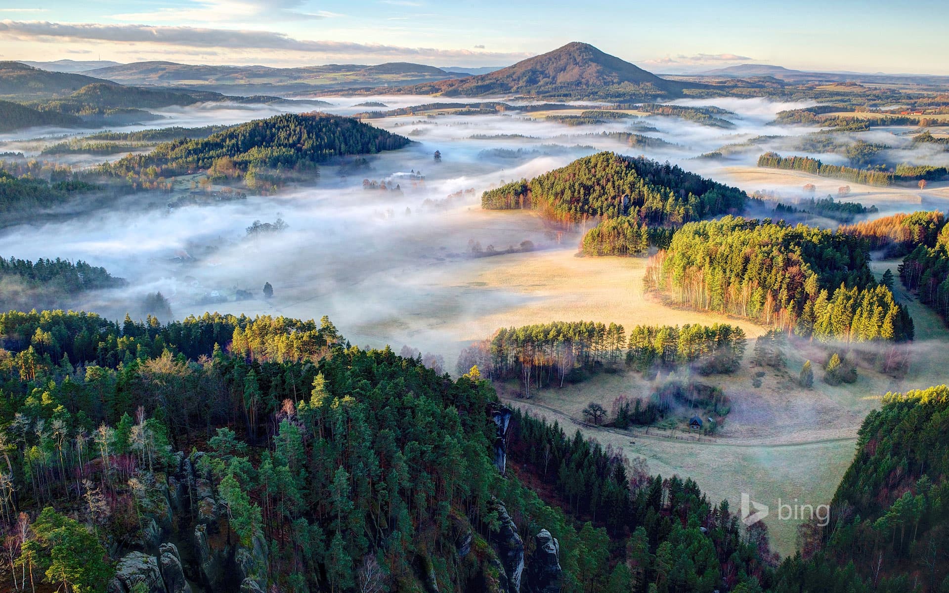 Bing Wallpaper: Bohemian Switzerland National Park, Czech Republic