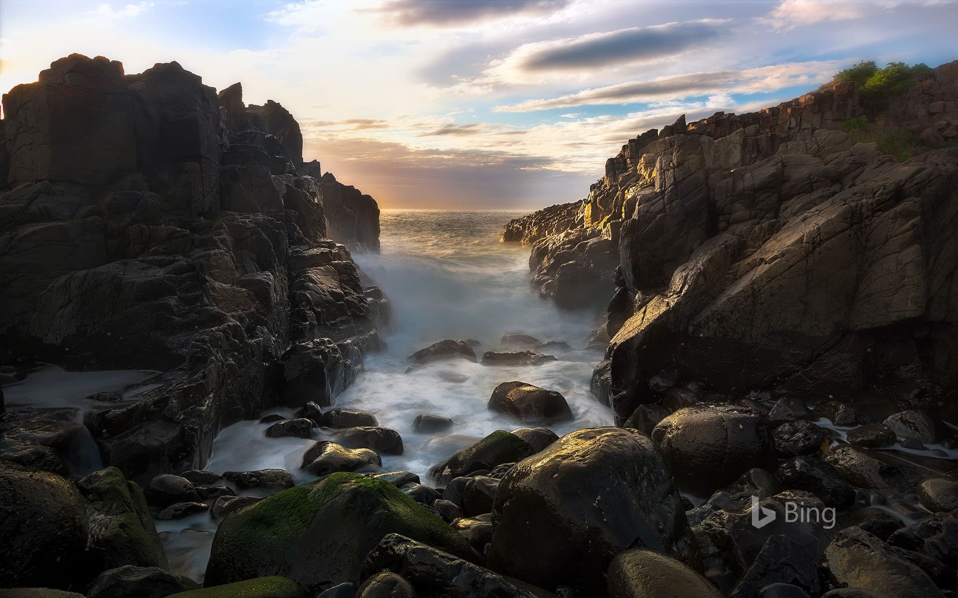 Bing Wallpaper: Bombo Headland at Kiama, New South Wales, Australia