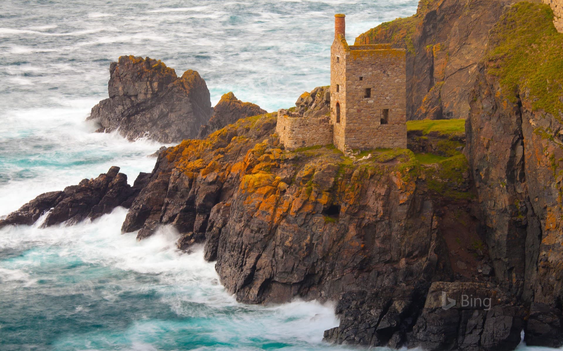 Bing Wallpaper: Botallack Mine in Cornwall, England