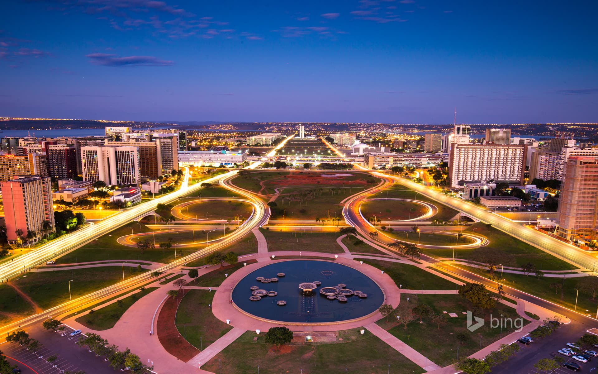 Bing Wallpaper: Skyline of Brasilia, Brazil