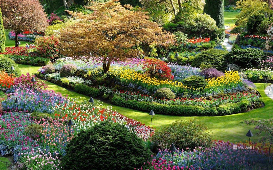 Butchart Gardens in Brentwood Bay, British Columbia, Canada