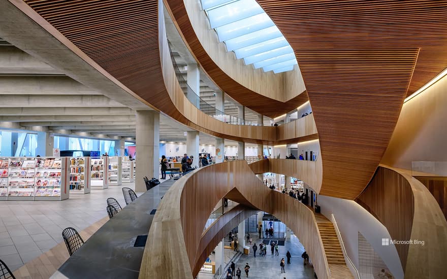 The Calgary Central Library, also known as the Calgary New Central Library