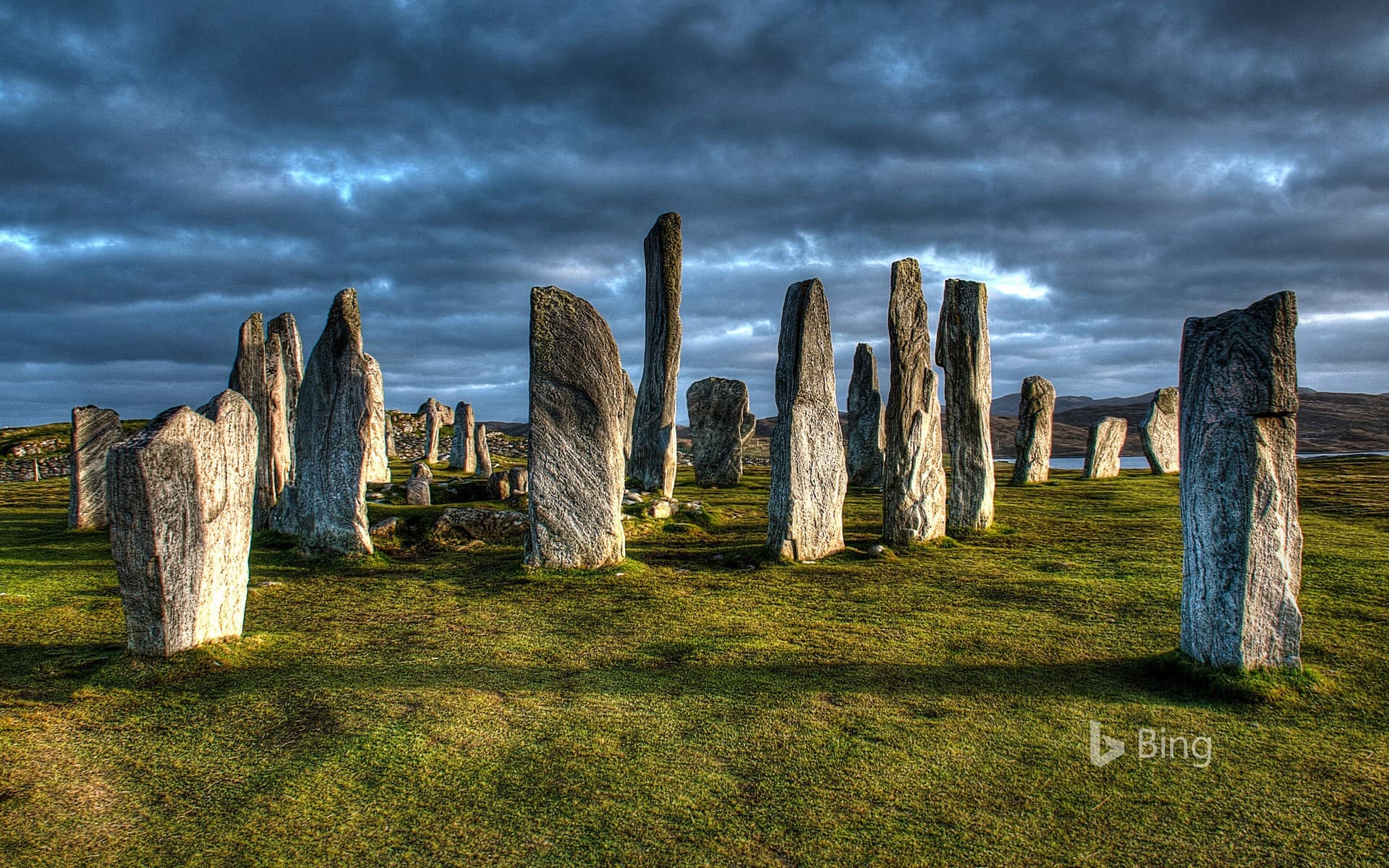 Bing Wallpaper: The Callanish Stones on the Isle of Lewis, Scotland