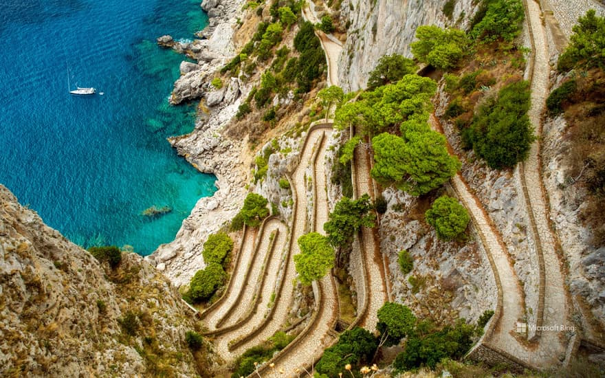 Via Krupp, Capri, Italy