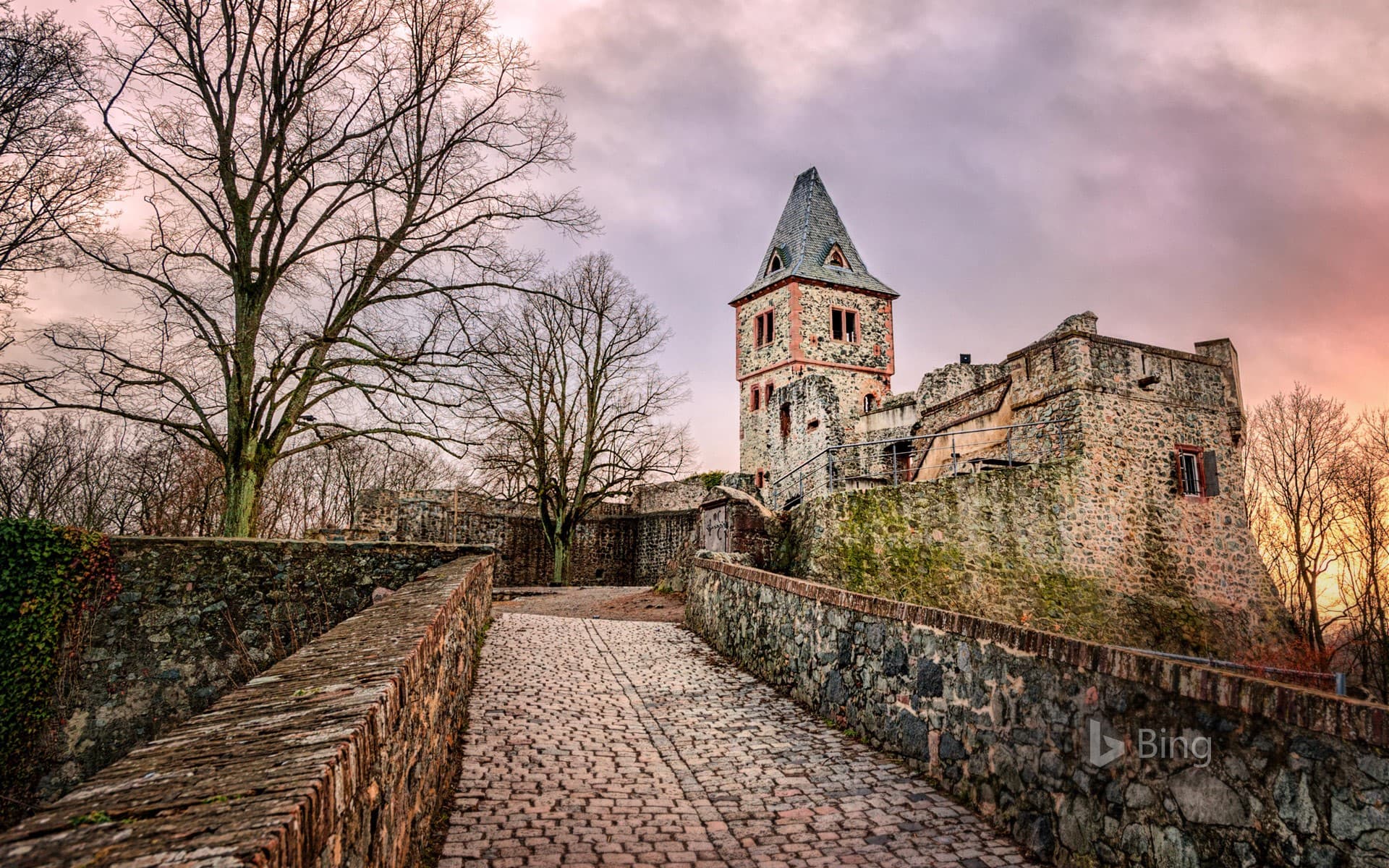 Bing Wallpaper: Castle Frankenstein in Darmstadt, Germany