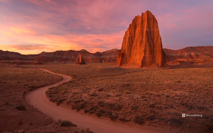 Temple of the Sun, Capitol Reef National Park, Utah, USA