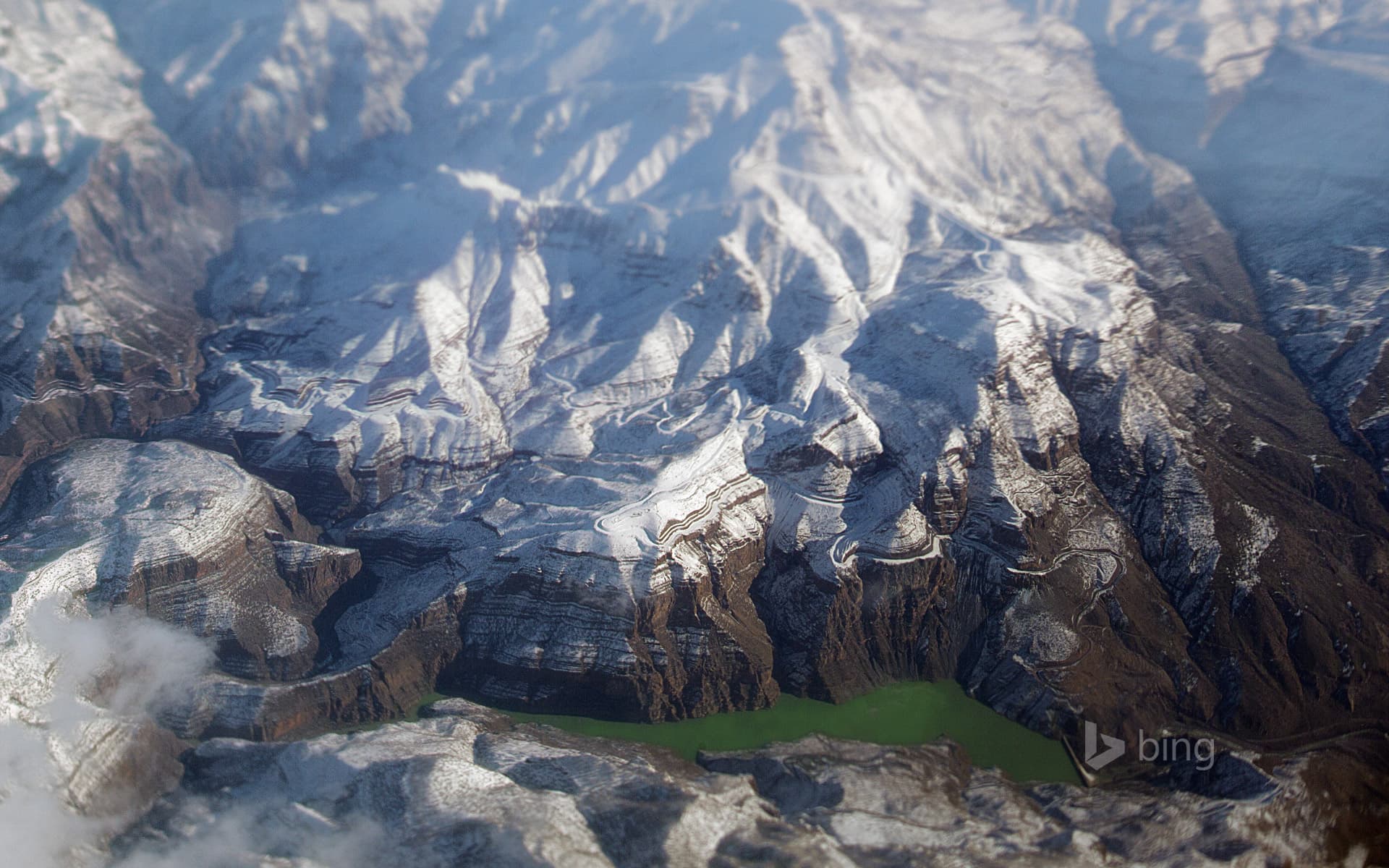 Bing Wallpaper: Caucasus Mountains near Sochi, Russia