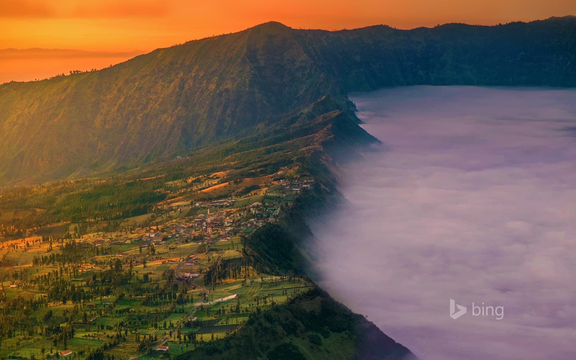 Bing Wallpaper: Cemoro Lawang near Mount Bromo, East Java, Indonesia
