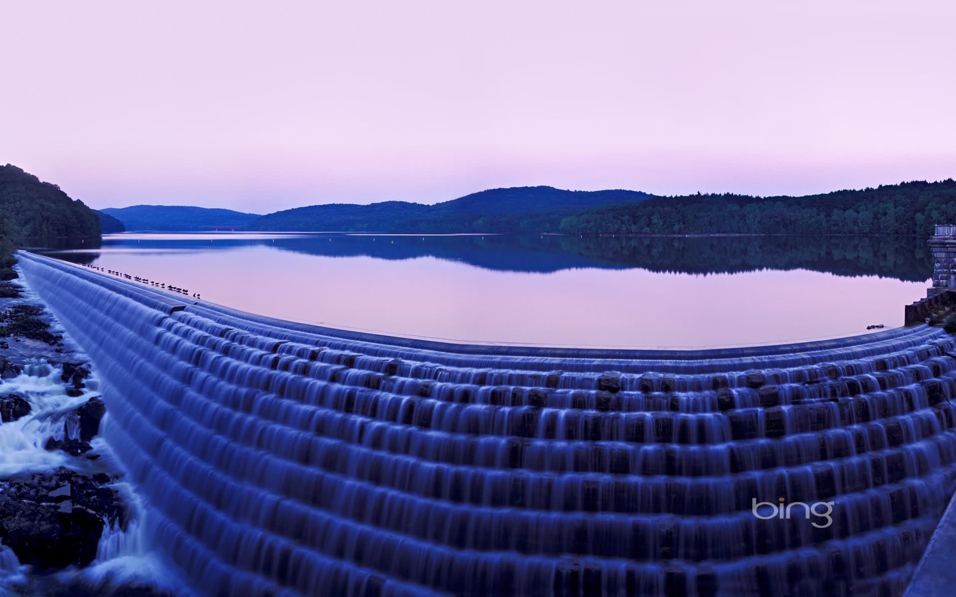 Bing Wallpaper: New Croton Dam in Croton-on-Hudson, New York