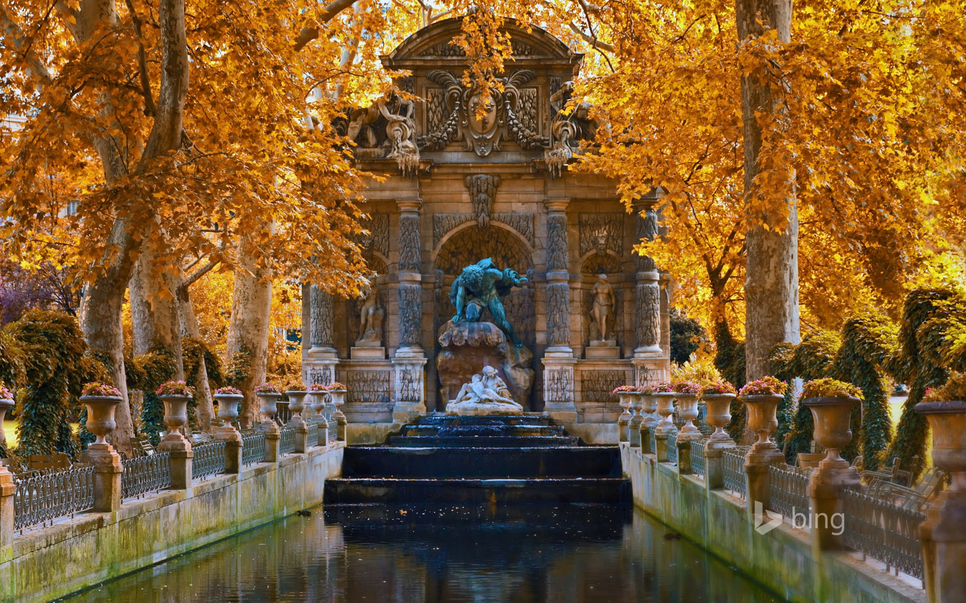 Bing Wallpaper: Jardin du Luxembourg, Paris, France