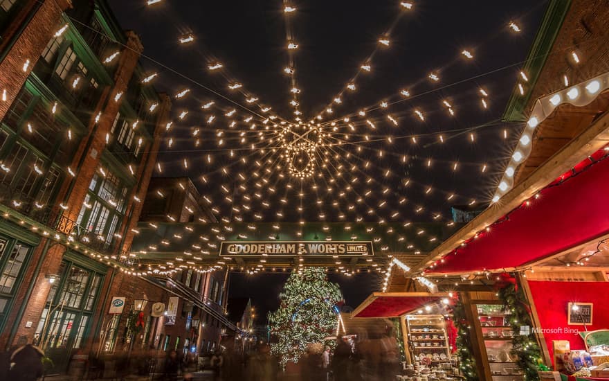 Toronto Christmas Market at the Distillery District