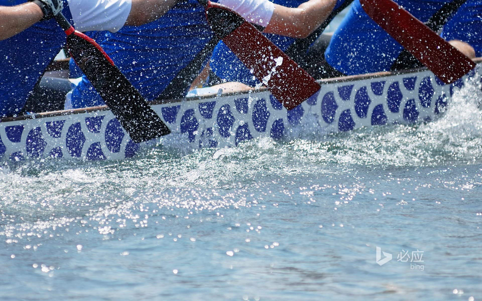Bing Wallpaper: [Dragon Boat Festival] Dragon Boat Race Features