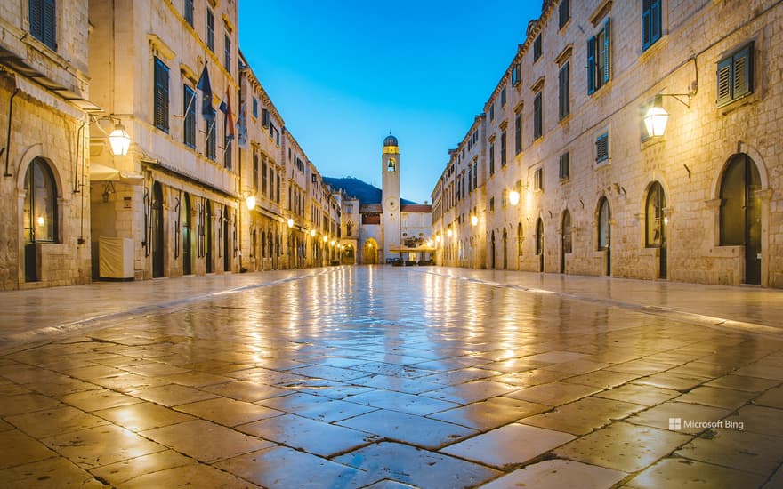 Old Town of Dubrovnik in Dalmatia, Croatia