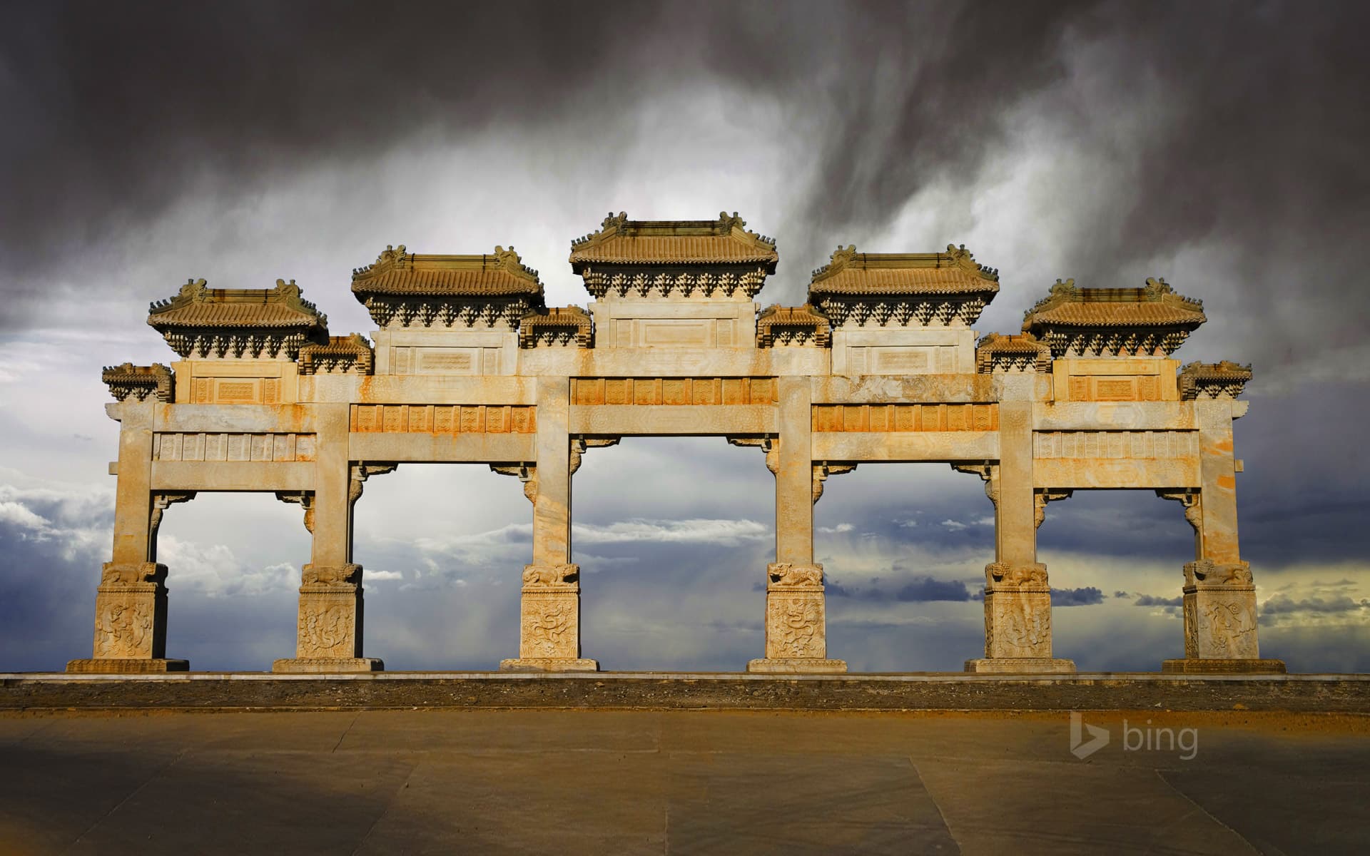 Bing Wallpaper: Eastern Qing Tombs, Hebei Province, China