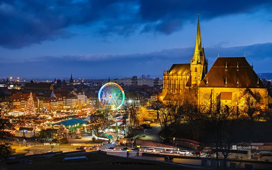 Christmas market Erfurt, Thuringia