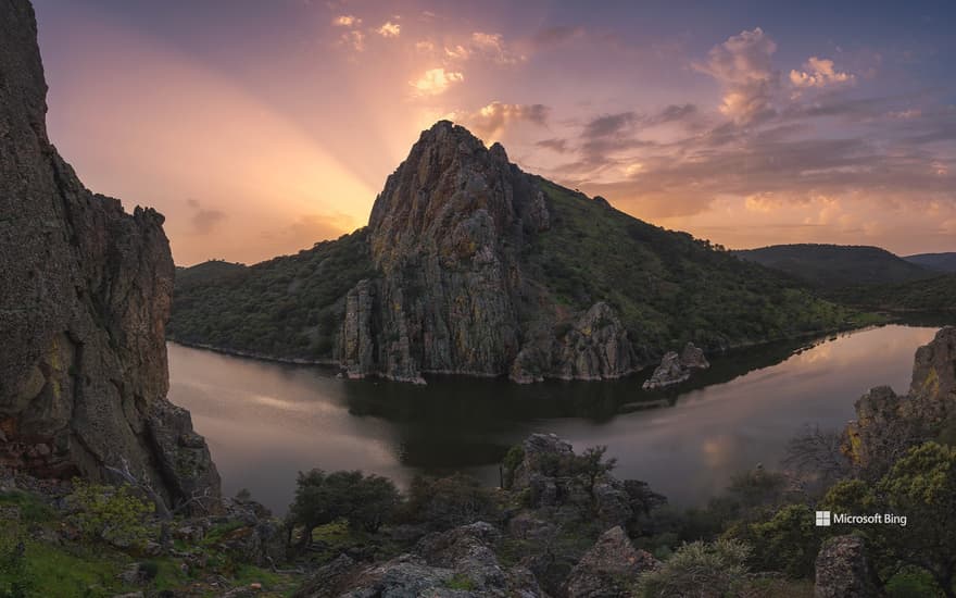 View from Salto del Gitano, Monfragüe National Park, Cáceres, Extremadura, Spain