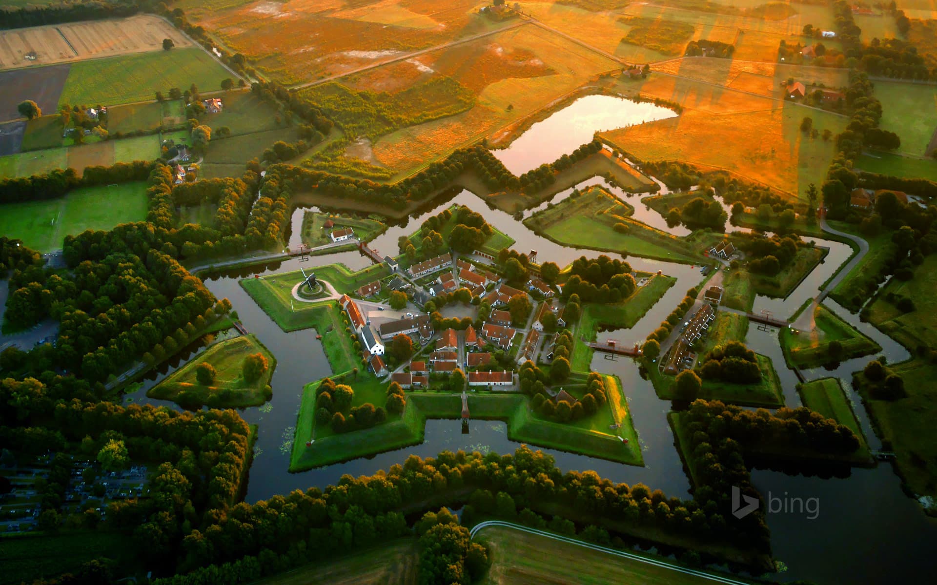 Bing Wallpaper: Fort Bourtange, Netherlands