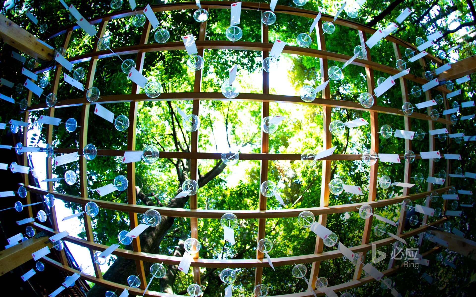 Bing Wallpaper: "Wind bell festival" Saitama, Kawagoe