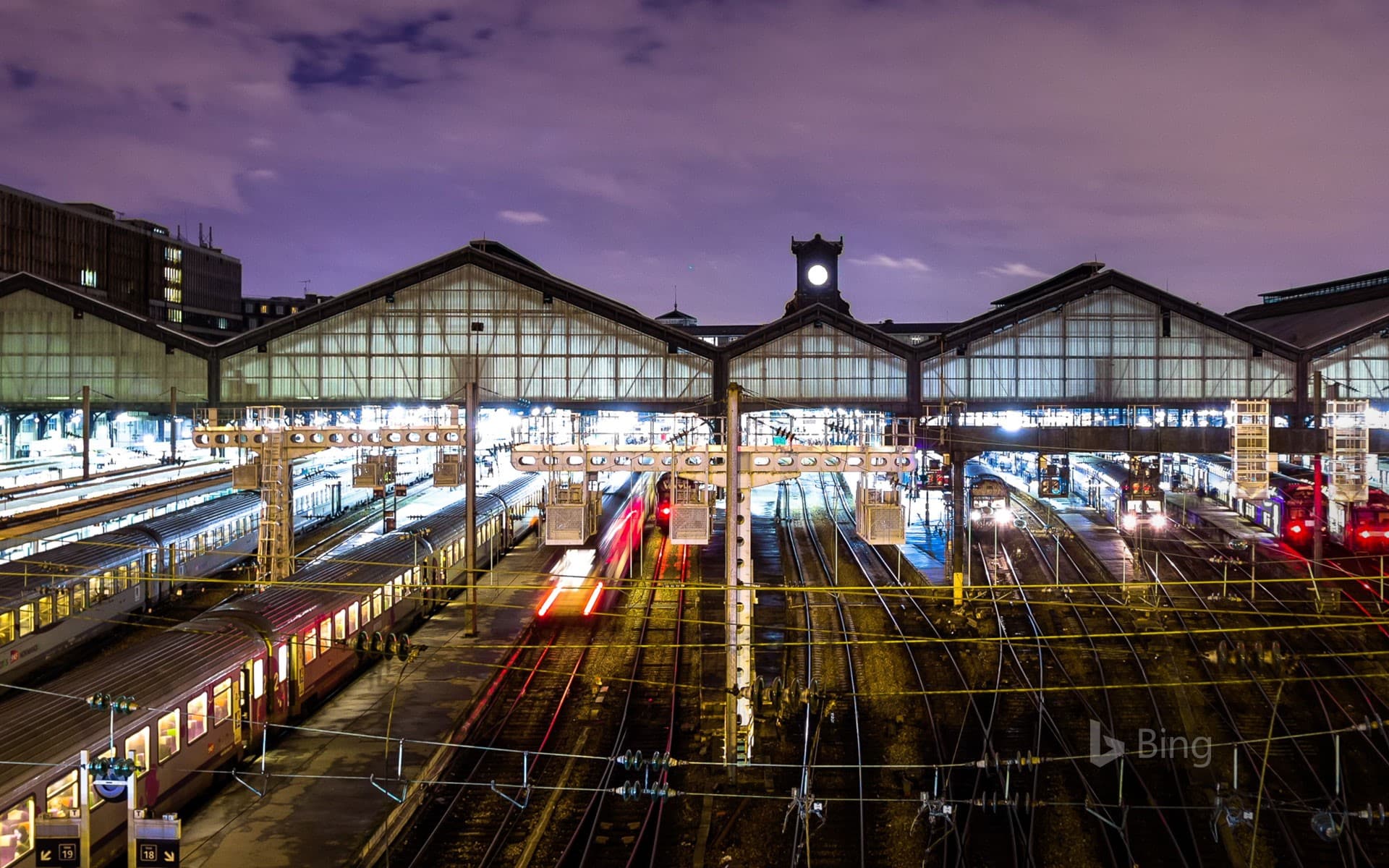 Bing Wallpaper: Gare Saint-Lazare Train Station, Paris, France