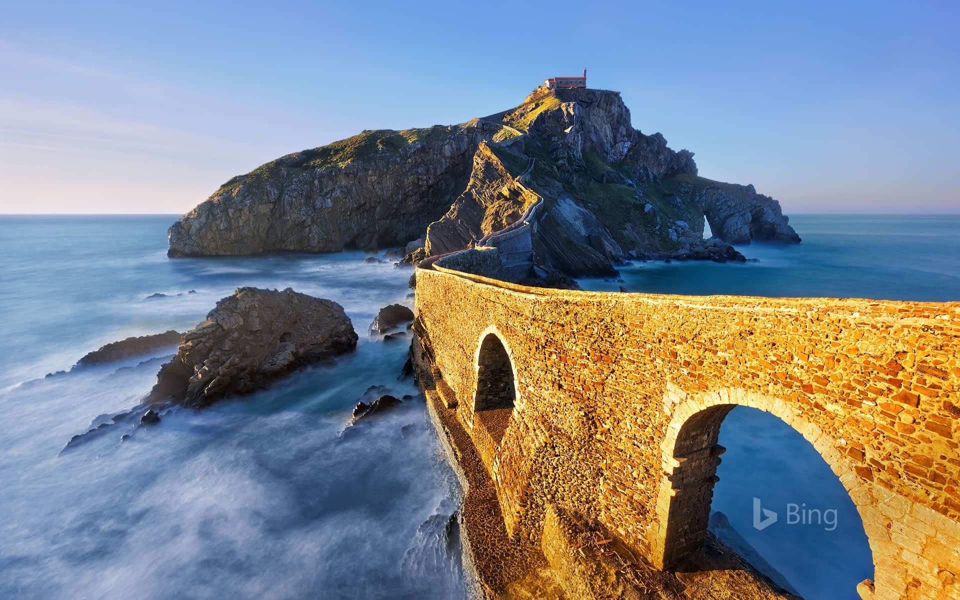 Bing Wallpaper: San Juan de Gaztelugatxe, Bermeo, Basque Country, Spain