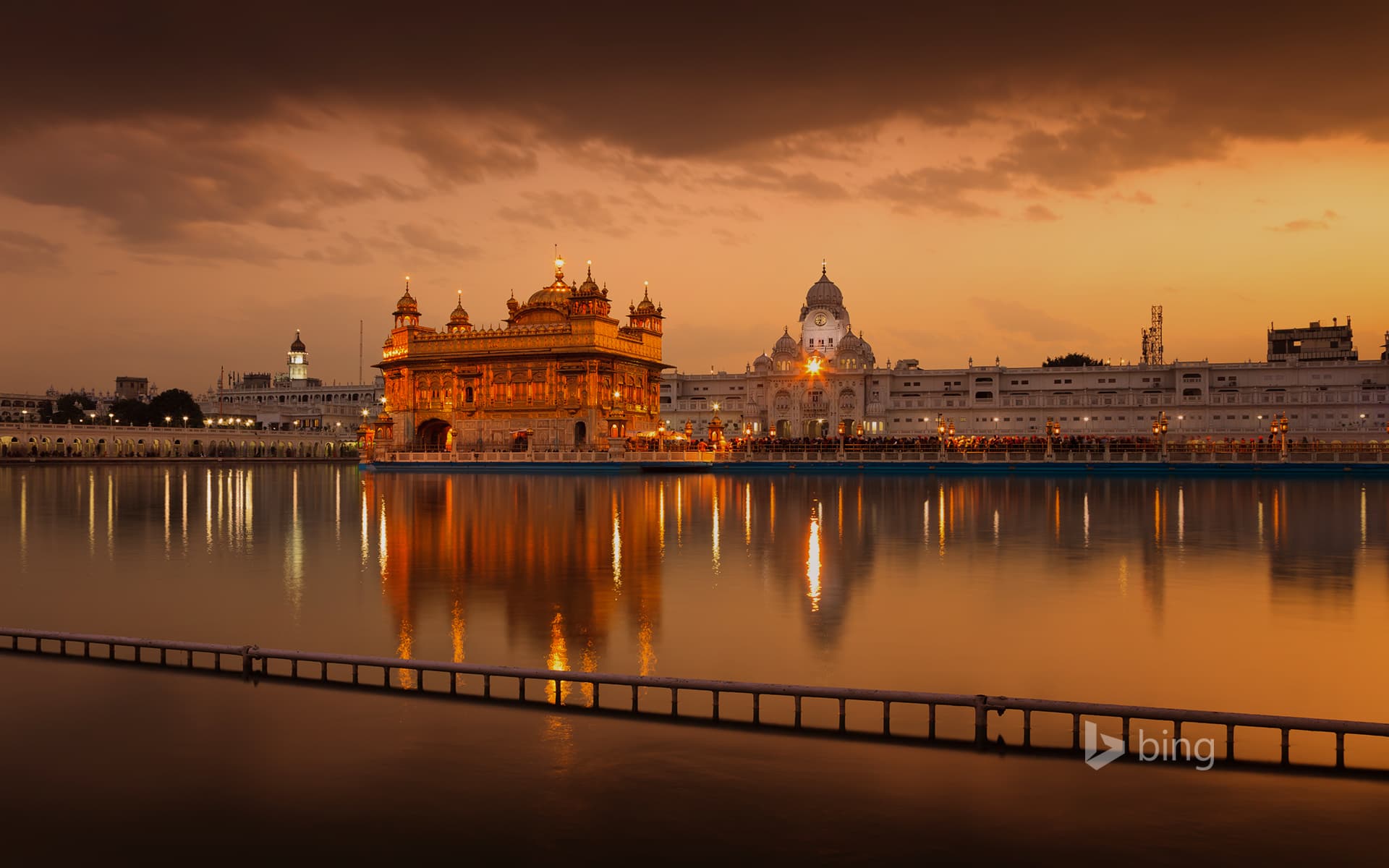 Bing Wallpaper: The Golden Temple in Punjab, India