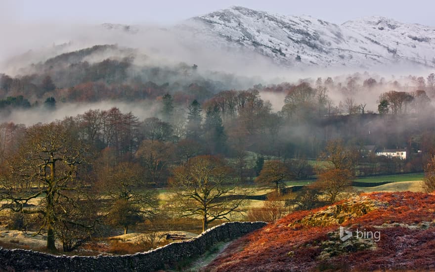Great Langdale Valley in Lake District National Park, Cumbria, England