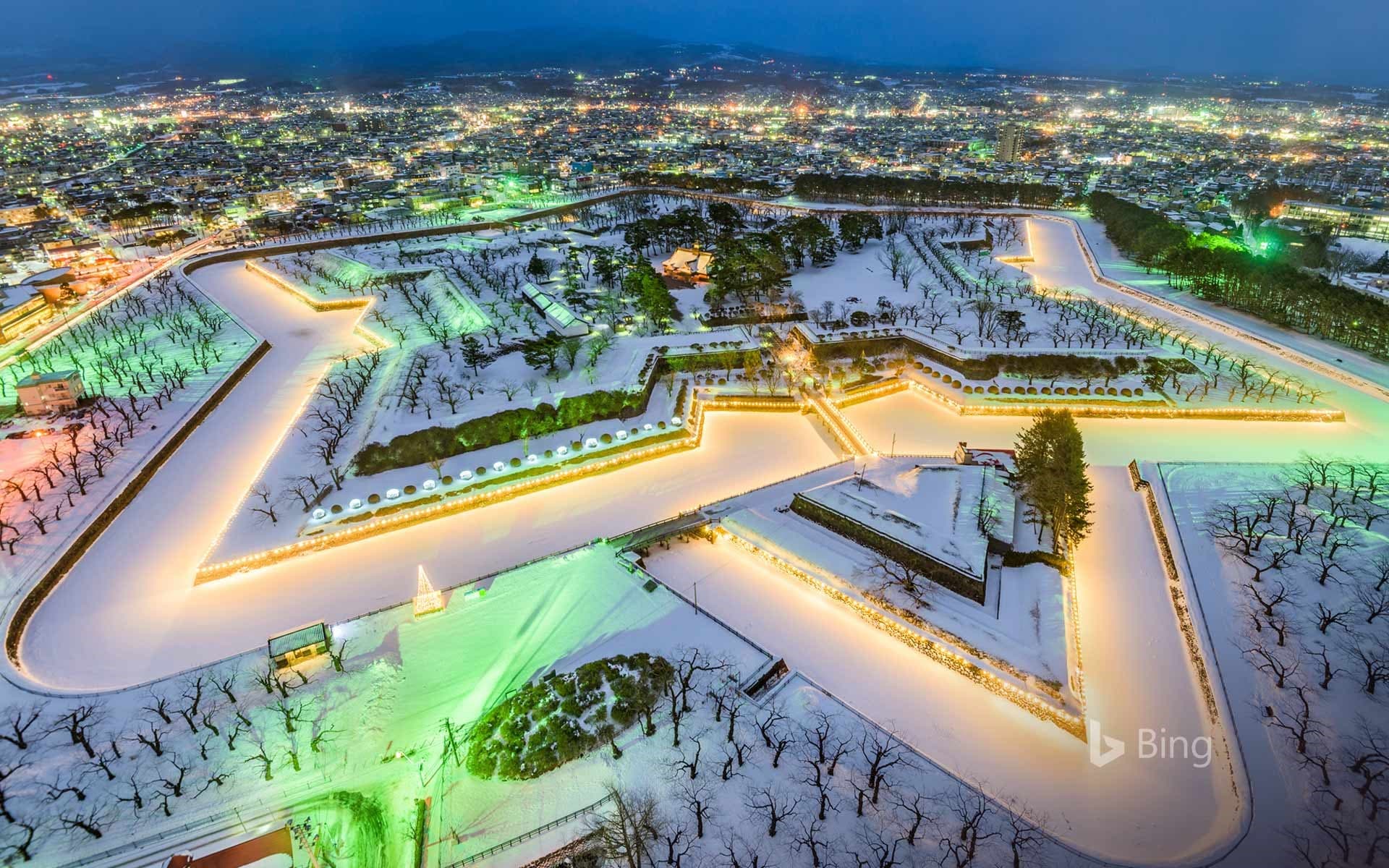 Bing Wallpaper: Fort Goryokaku, Hakodate, Japan