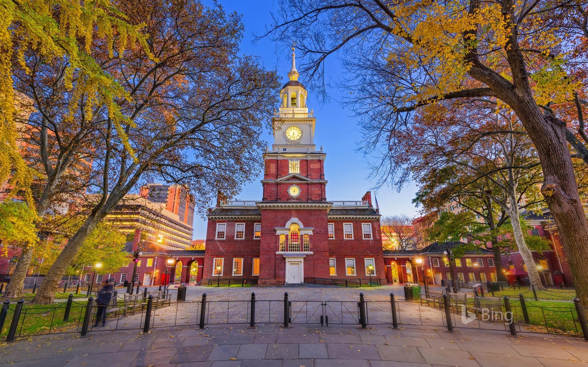 Bing Wallpaper: Independence Hall in Philadelphia, Pennsylvania