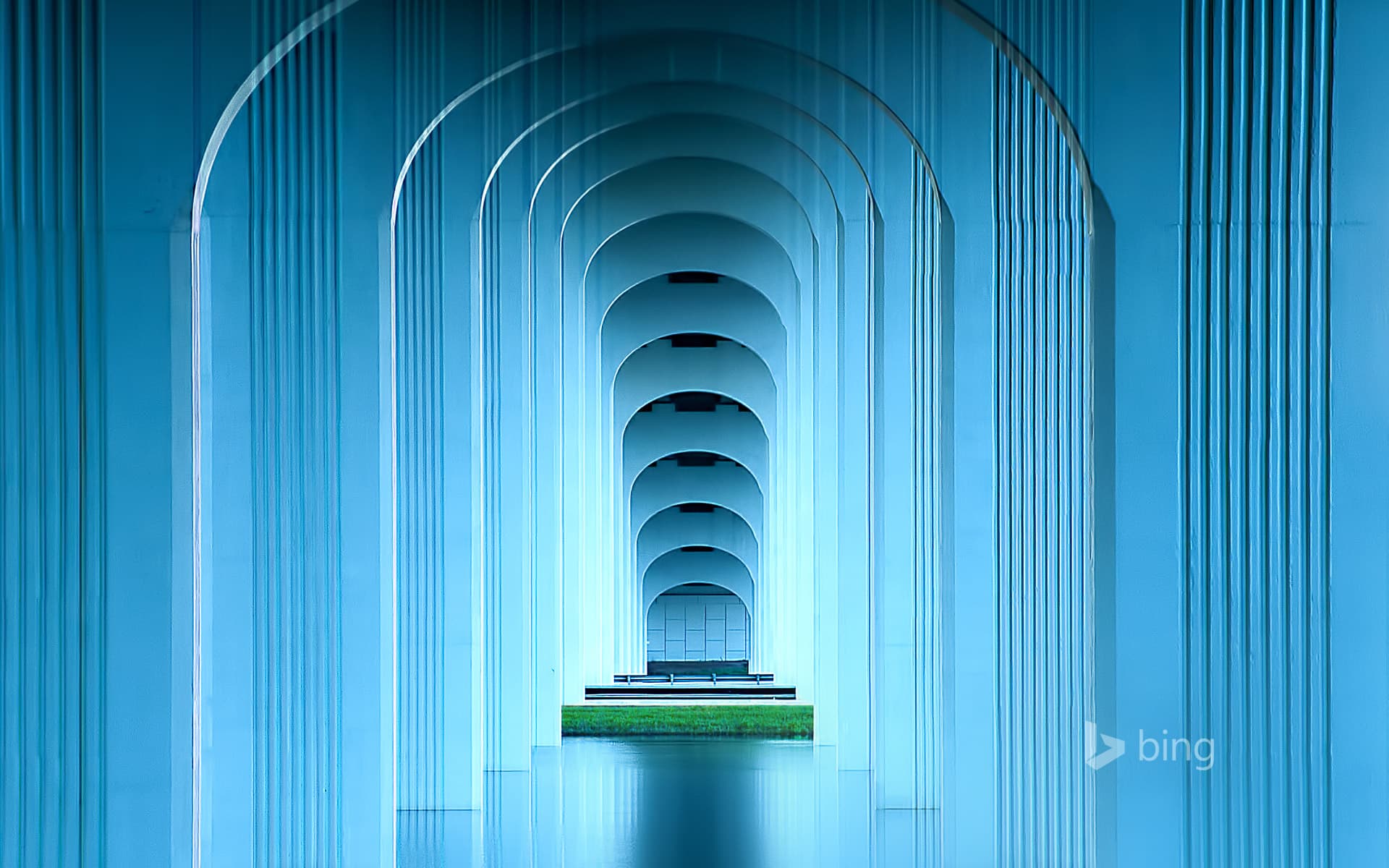 Bing Wallpaper: Under the Intracoastal Waterway Bridge in Jacksonville, Florida