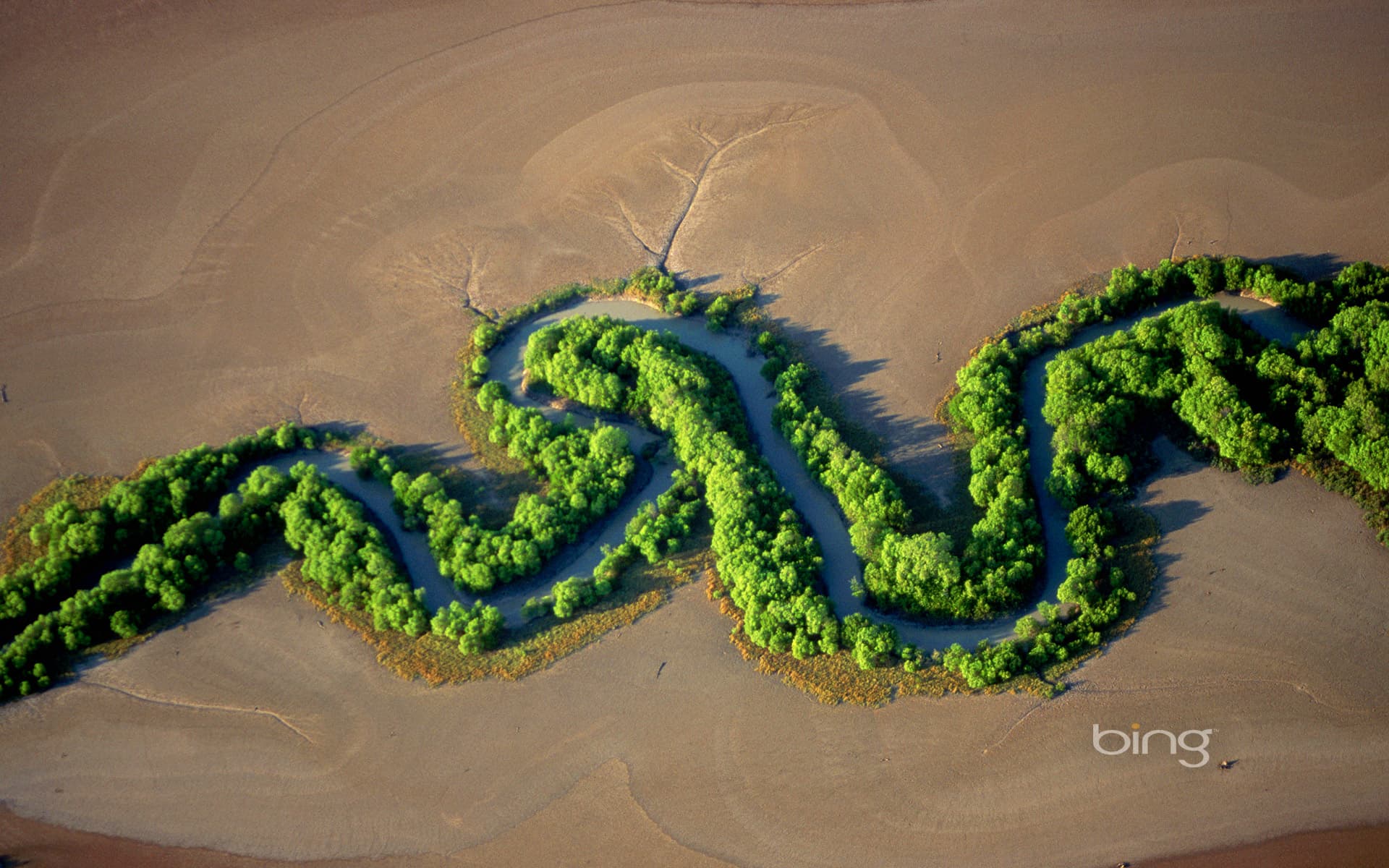 Bing Wallpaper: A river in Kakadu National Park, Australia