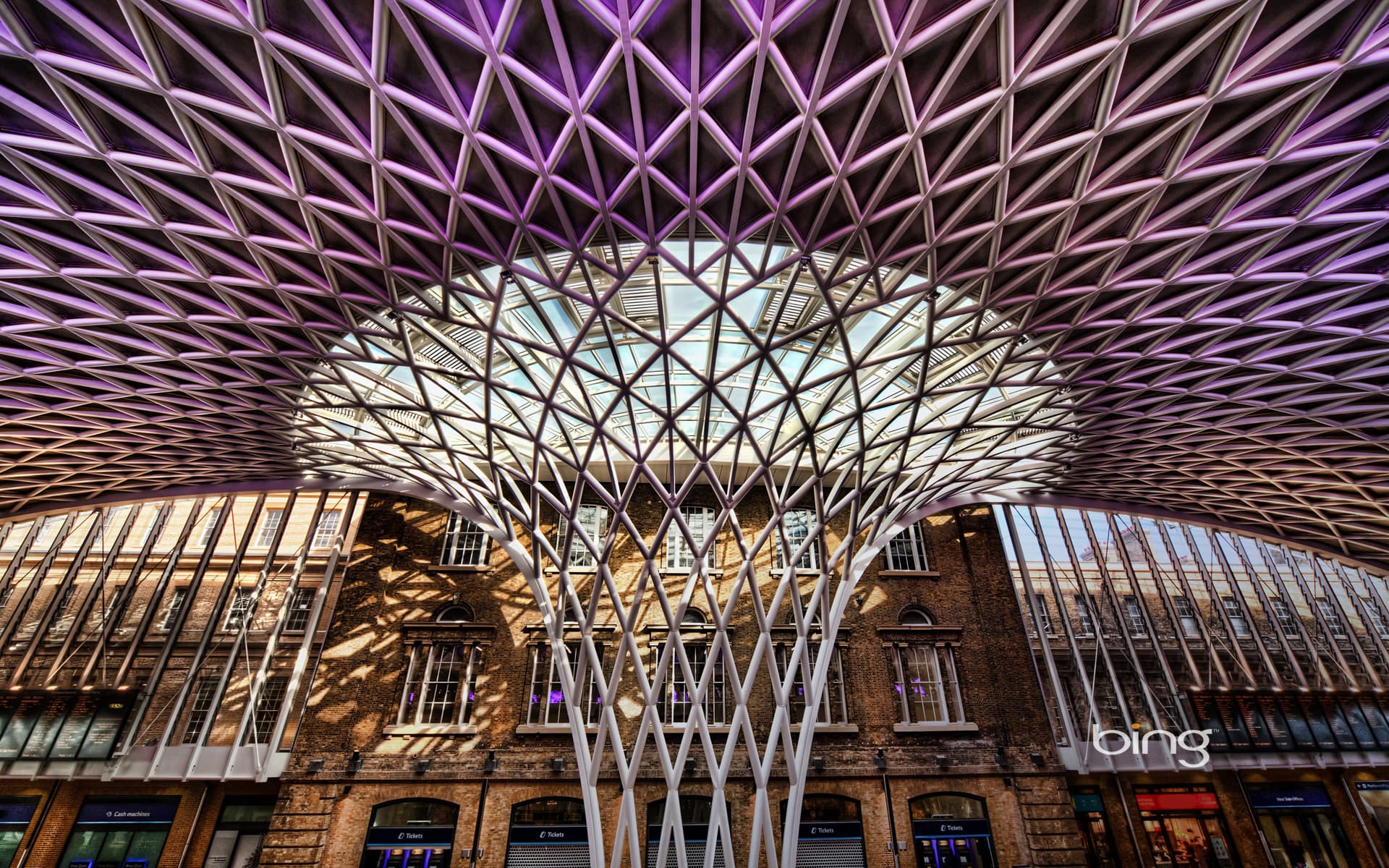 Bing Wallpaper: Western Concourse at King‘s Cross station, London, England