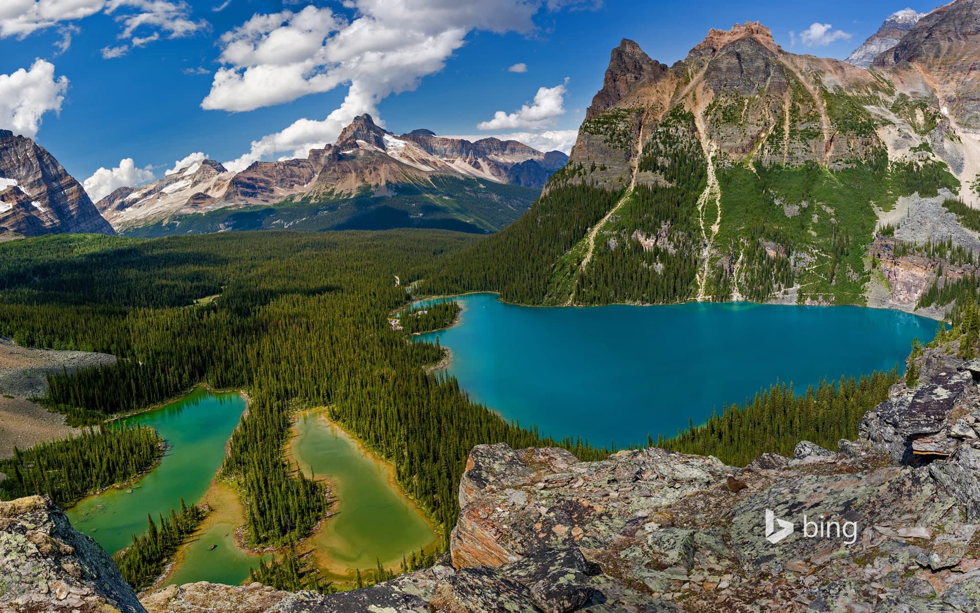Bing Wallpaper: Lake O’Hara in Yoho National Park, British Columbia, Canada