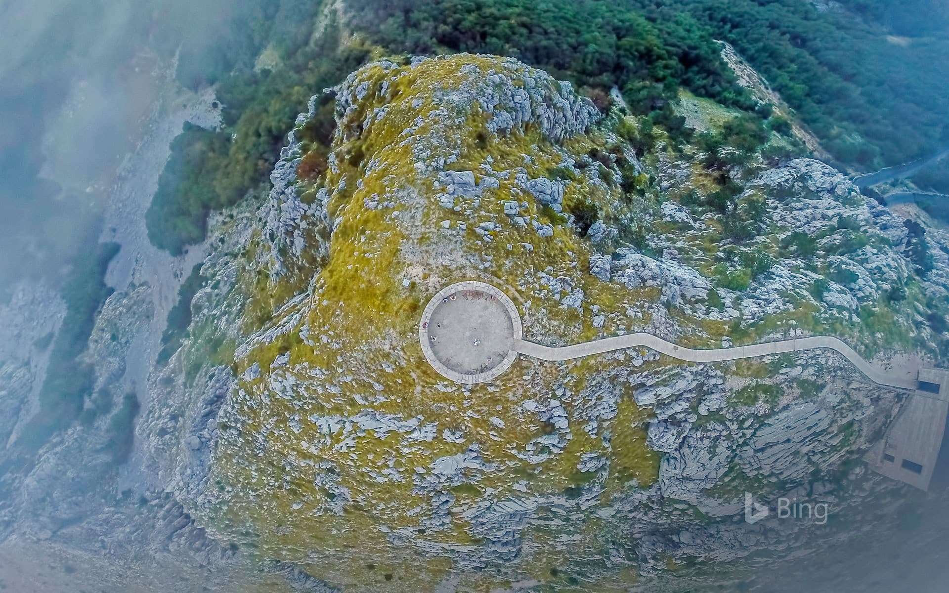 Bing Wallpaper: Njegoš’s Mausoleum in Lovćen National Park, Montenegro