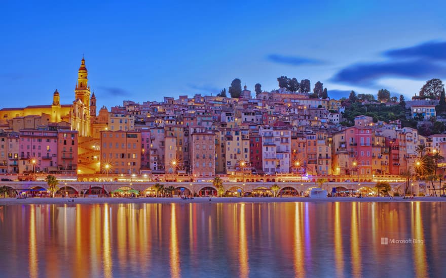 Menton, Cote d’Azur, France