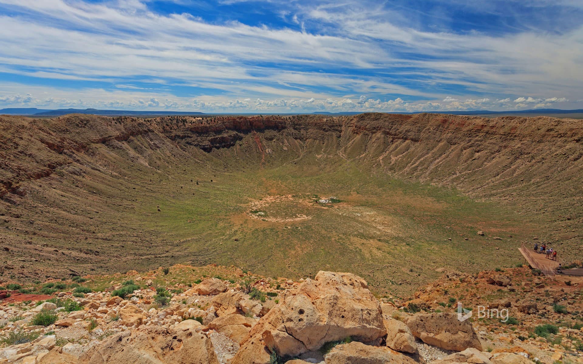 Bing Wallpaper: Meteor Crater, Arizona