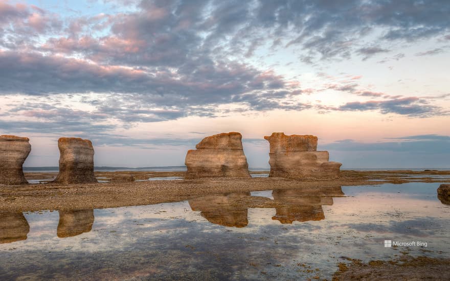 Monoliths of the Mingan Archipelago, Quebec