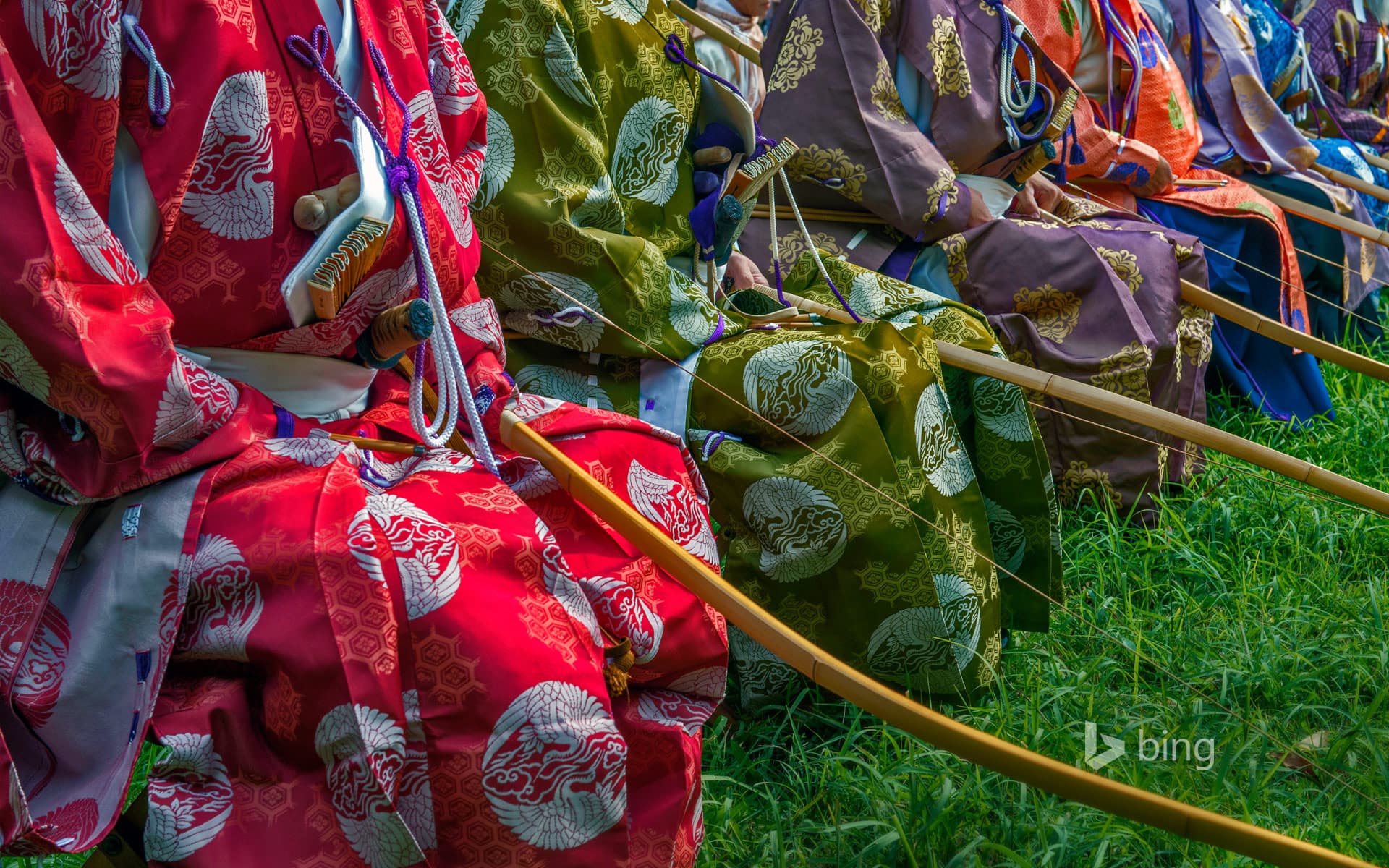 Bing Wallpaper: Archers at the Meiji Shrine, Tokyo, Japan