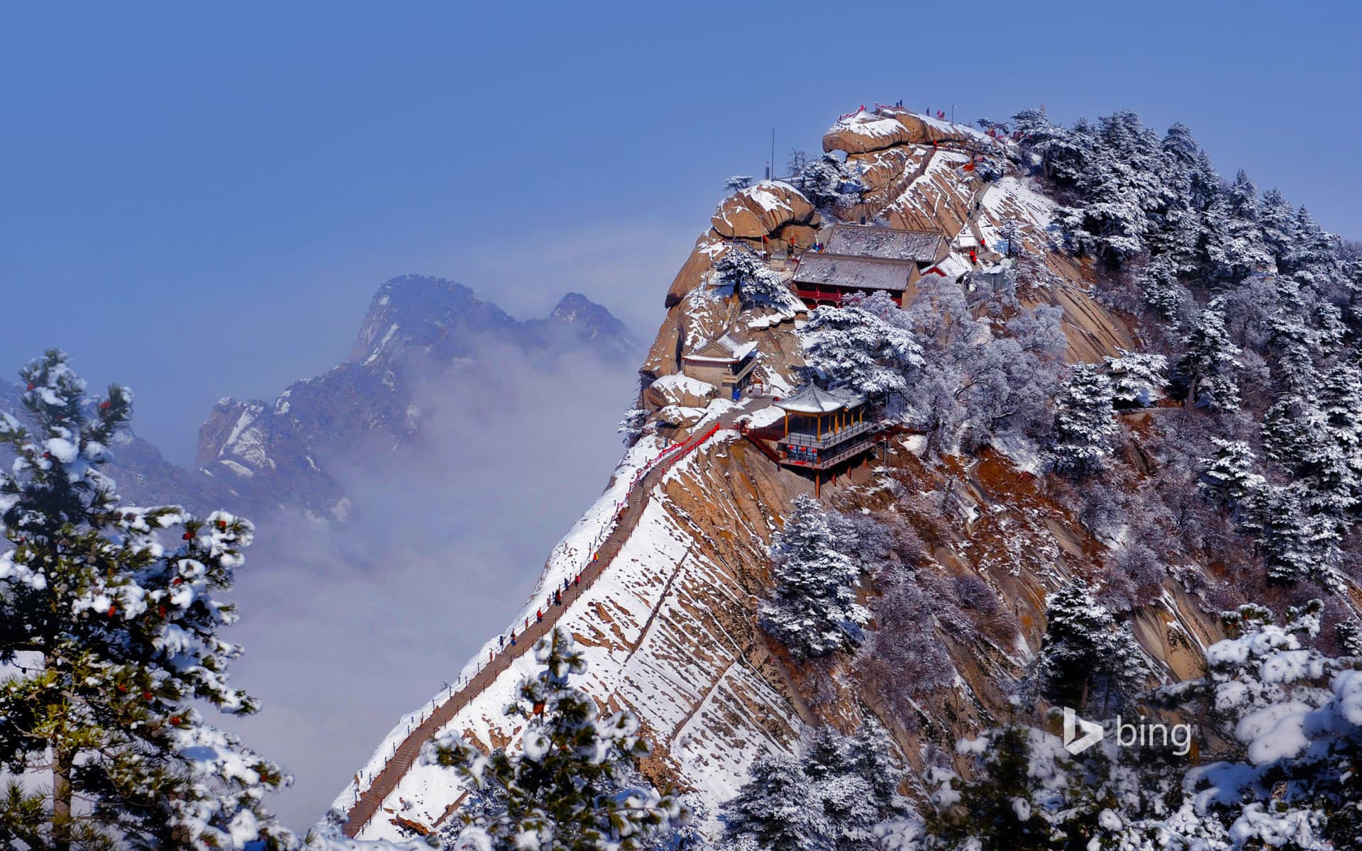 Bing Wallpaper: Mount Hua in Shaanxi Province, China