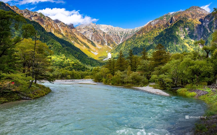 Kamikochi in Chubu-Sangaku National Park, Matsumoto City, Nagano Prefecture