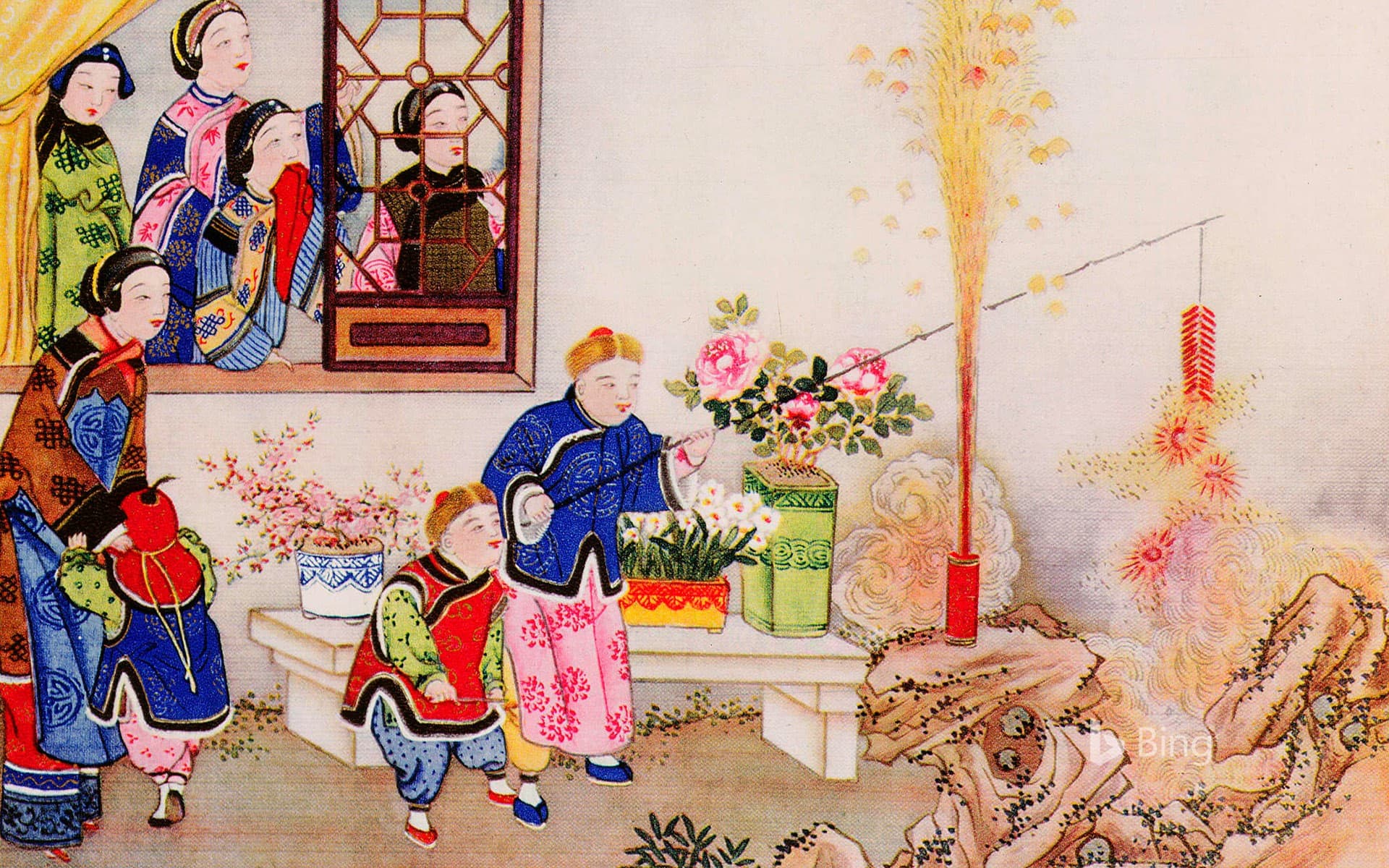 Bing Wallpaper: [Today New Year's Day]