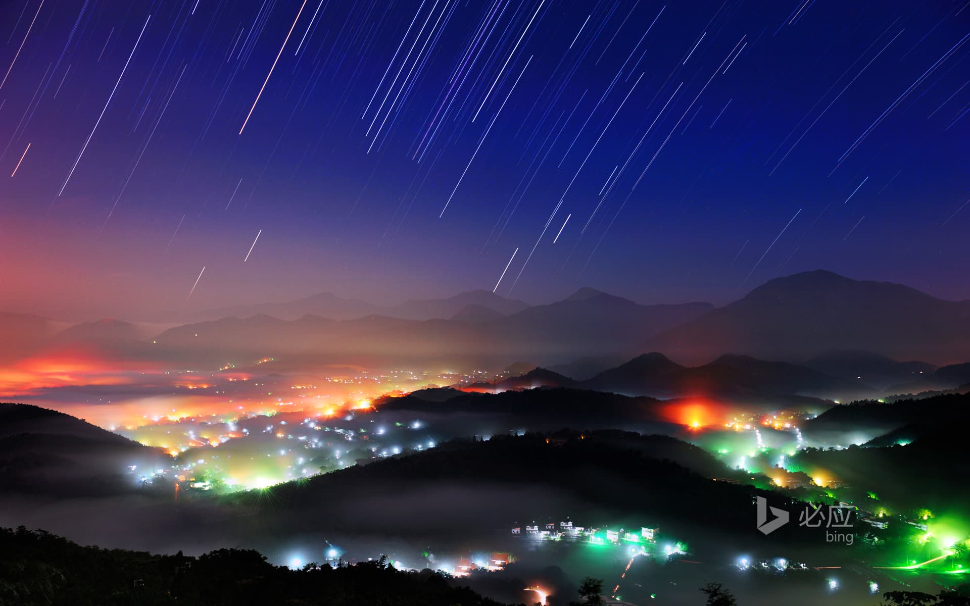 Bing Wallpaper: Taiwan, night scene