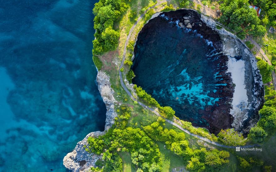 Broken Beach in Nusa Penida, Bali, Indonesia