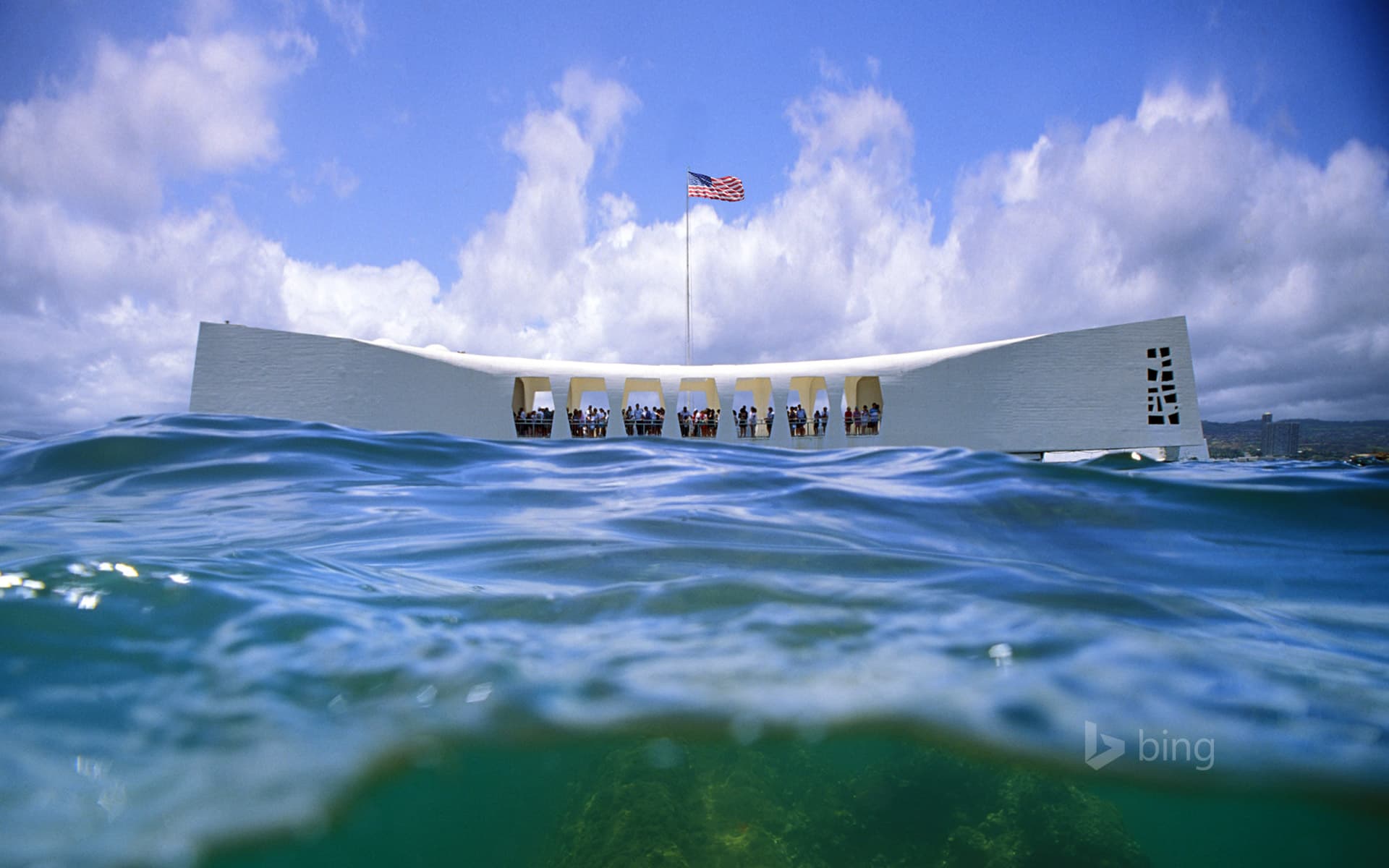 Bing Wallpaper: USS Arizona Memorial, Pearl Harbor, Hawaii